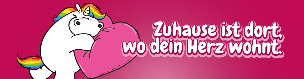Personalisierbare Geschenke von Pummeleinhorn für Zuhause