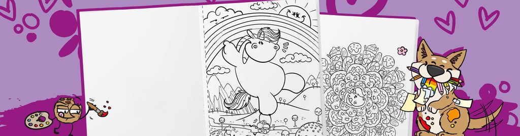Einhorn Ausmalbuch für Kinder und Erwachsene von Pummeleinhorn