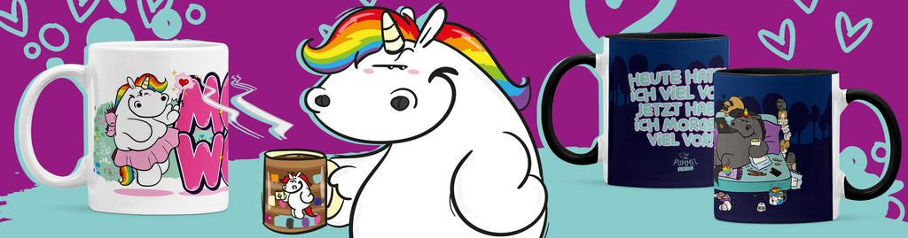Einhorn Tassen von Pummel & Friends