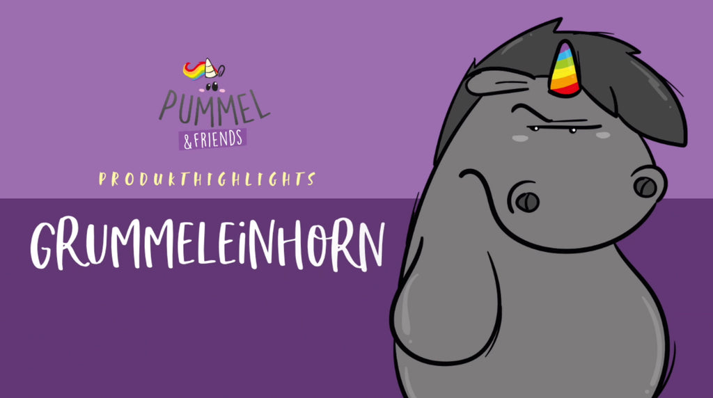 Grummeleinhorn, das mies gelaunte Einhorn » Pummel & Friends Shop