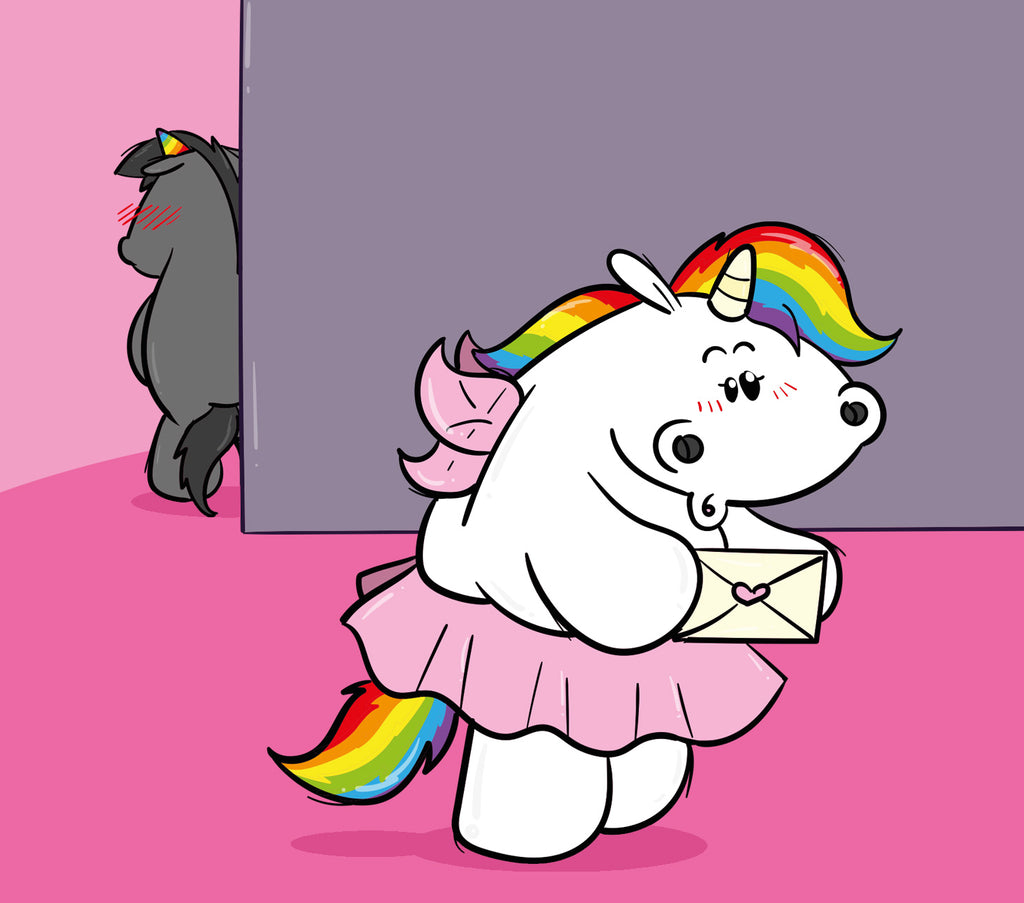 Einhorn Postkarten und Grußkarten von Pummel & Friends