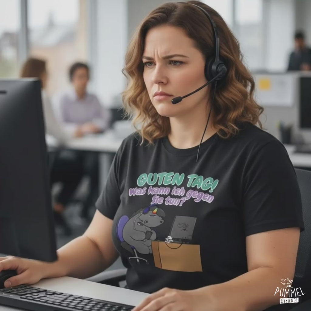 Beruf T-Shirt für Callcenter Mitarbeiter*innen