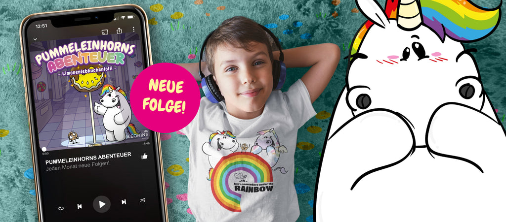 Pummeleinhorns neues Hörspiel Abenteuer: Limonenlebkuchenlolli